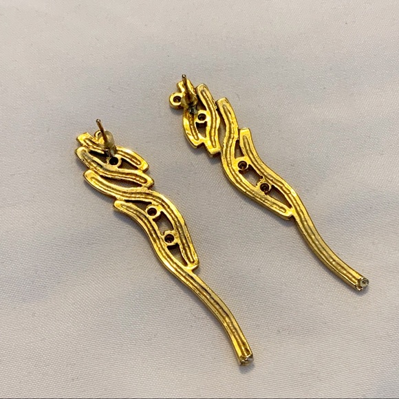 Gold earrings - Picture 2 of 5